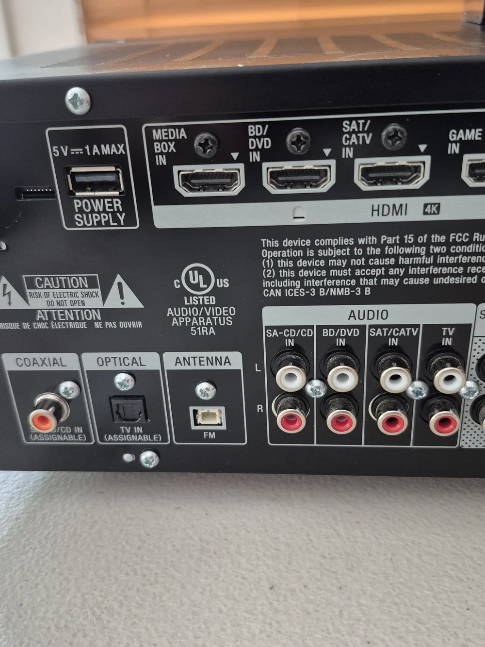 Sony stereo receiver